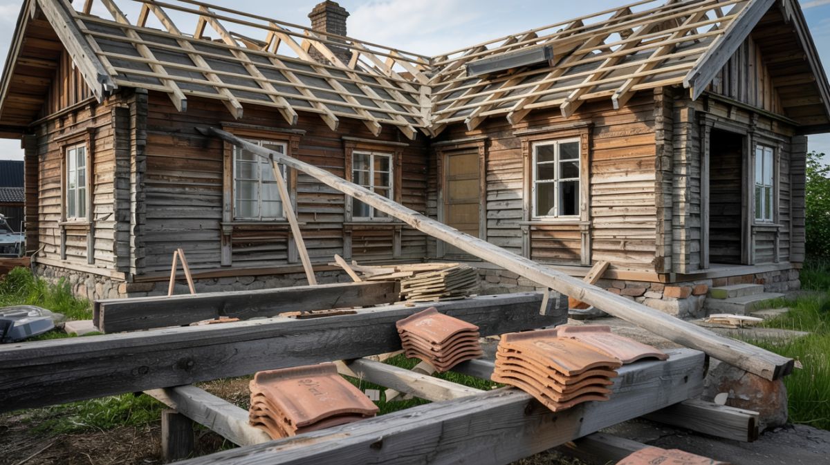 Takrenovering för äldre hus – Vanliga problem och lösningar