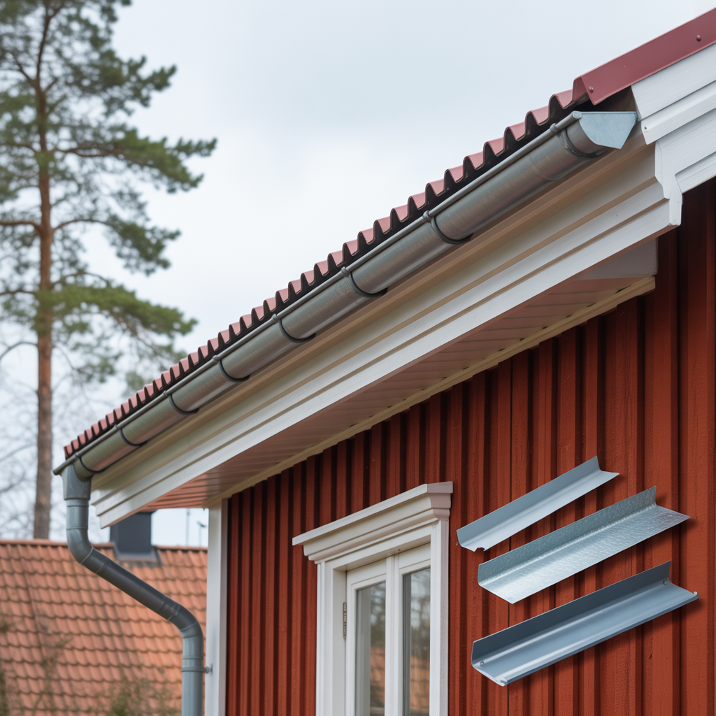 droppbleck vid takfot val infastning montering och pris