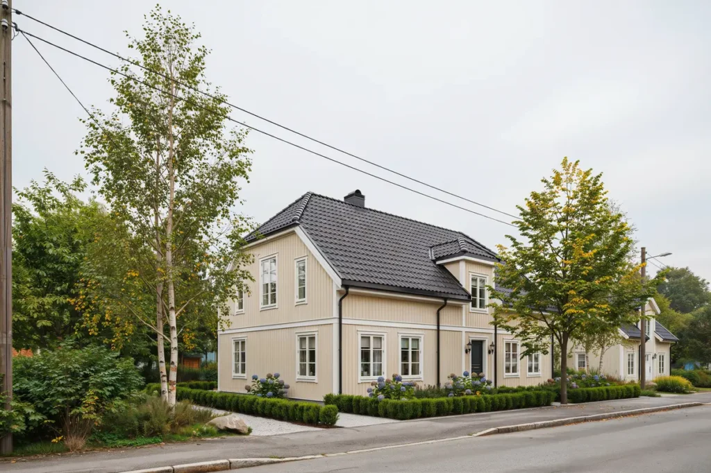 takrenovering med tegelpannor p villa i johanneberg